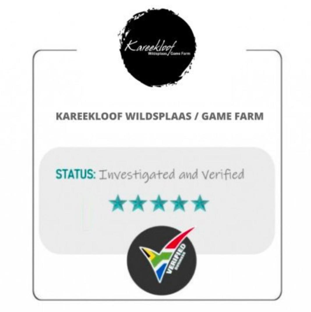 Kareekloof Game Farm Villa Derby Eksteriør bilde